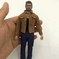 factory price 112th male soldier uncle wolf fang datou jacket jeans vest suit model accessories fit 6 body doll