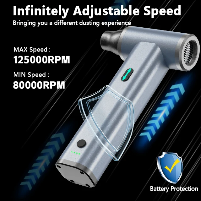 Новый дизайн мощный Турбовентилятор мини-вентилятор для уборки дома ручной