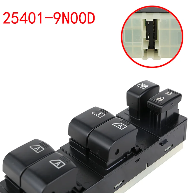 

25401-9N00D 25401-JK42E Power Electric Window Master Switch Lifter Button For Nissan Infiniti G25 G35 G37 Q40 Maxima 2009-2012
