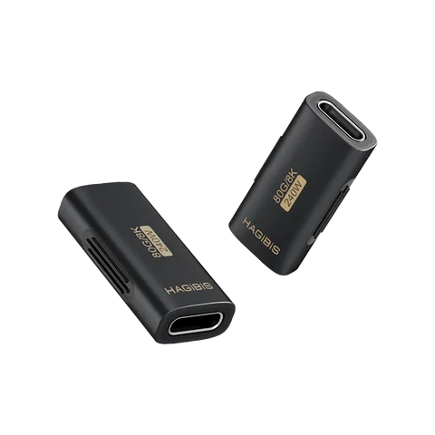Hagibis USB C Female to USB C Female Adapter 80Gbps 240W USB4 Dual Female Удлинительный кабель-конвертер для ноутбука Thunderbolt 5/4