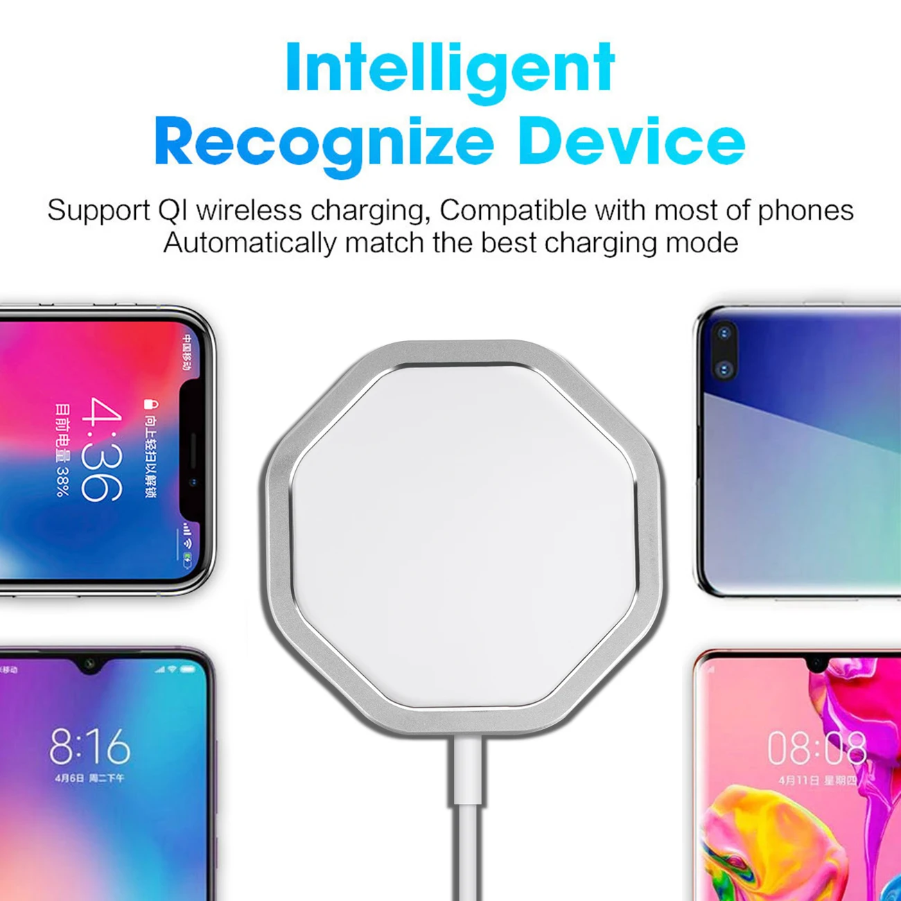 Магнитная Беспроводная зарядная площадка для IPhone 12 13 Pro Max |