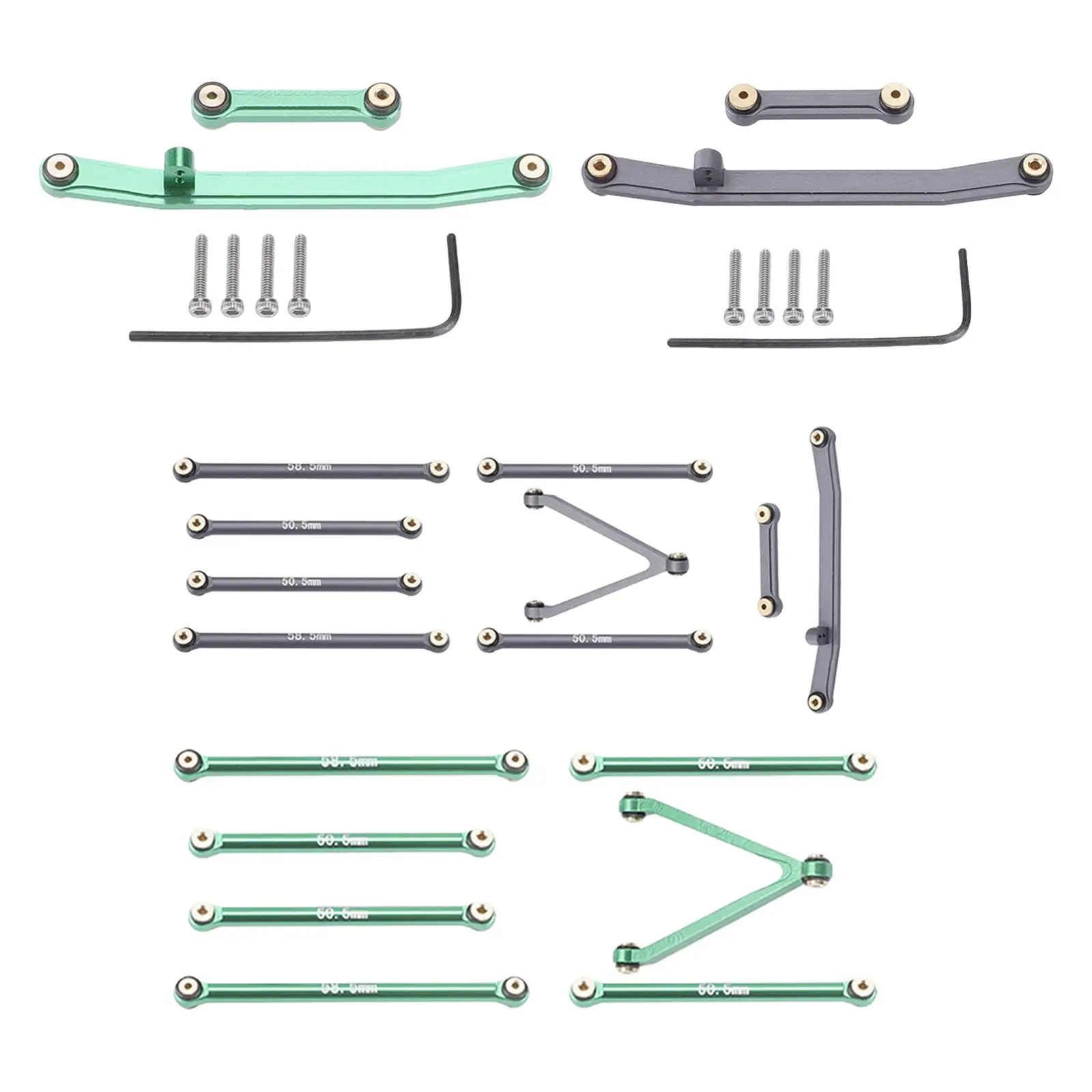 

Upgrade RC Car Linkage Rod Set for Axial SCX24 Crawler Car DIY Modification