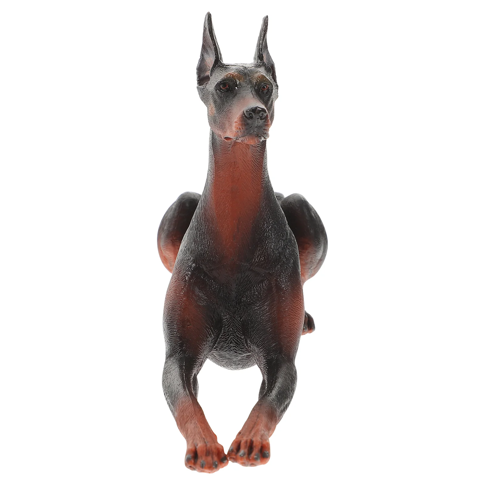 

Dog Doberman Figurine Statue Retriever Educational Accents Sitting Figure Table Toy Puppy Toys Sitter Sculpture Figurines Animal