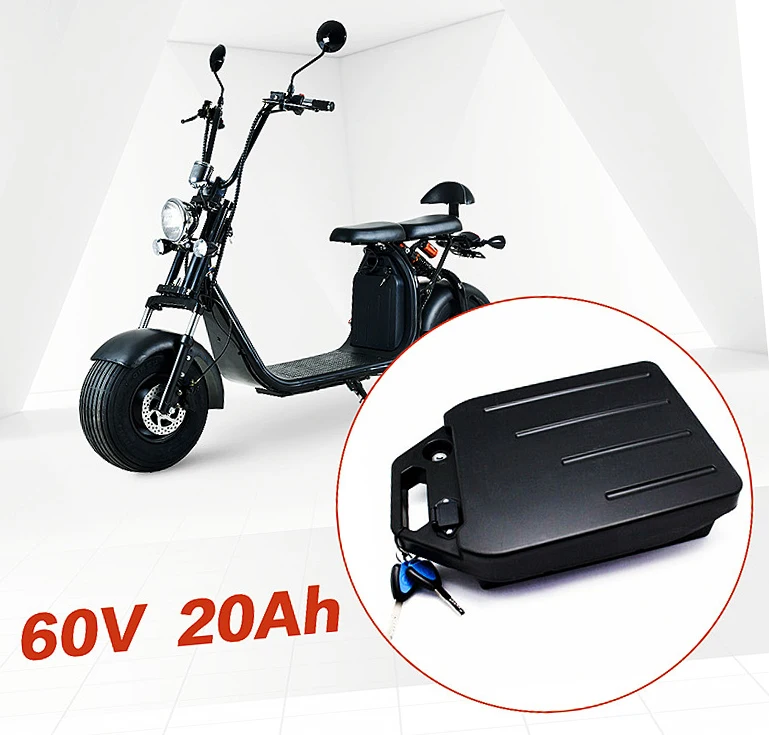 

60v 20Ah 25Ah 30Ah Li Ion Battery for 1000w 1500w 2000w Citycoco X7 X8 X9 Trolling Motor Lithium Battery + 67.2v 3A Charger