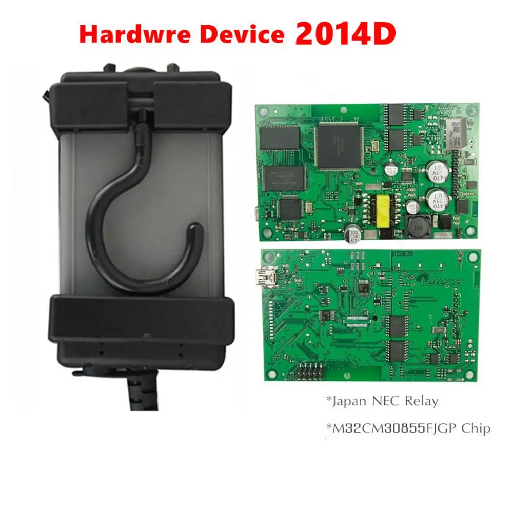 

EWD PRO 2014D автомобильный диагностический сканер EWD 1:1 полный чип протоколы зеленая плата M32CM30855FJGP основной процессор