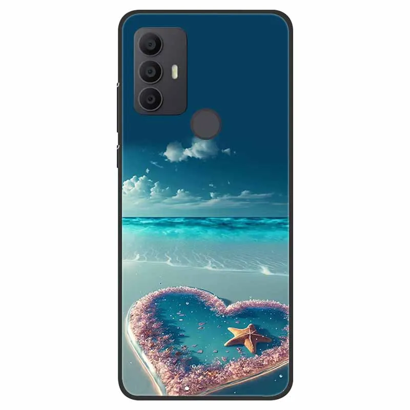 Фото Чехлы для TCL 30 SE 306 305 20 20XE 40 SE 20S 20L Plus Pro, мягкие силиконовые чехлы из ТПУ с рисунком Пейзажа для TCL 20B 20 №4