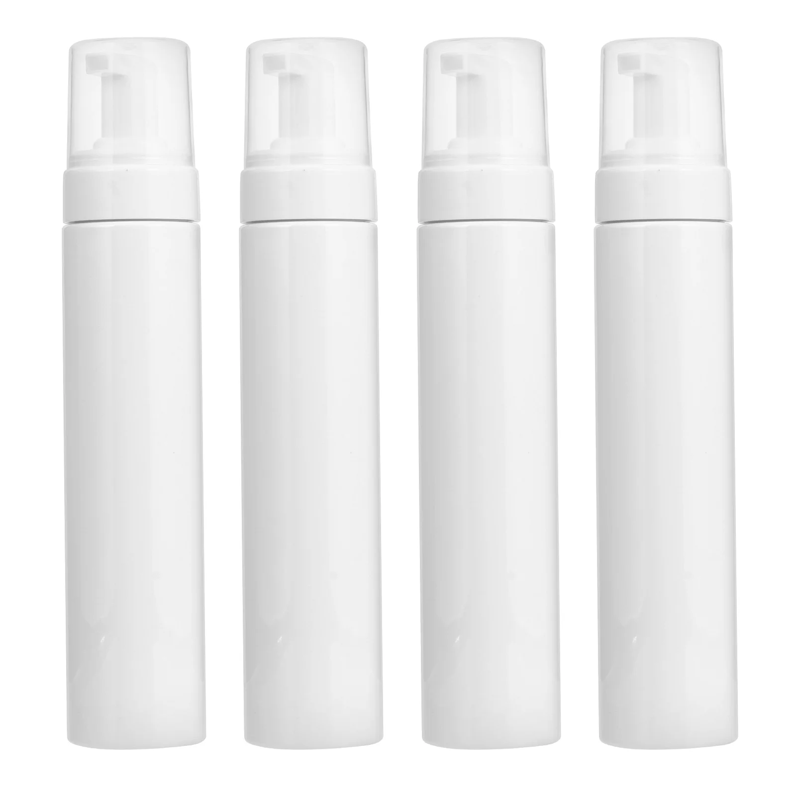 

4 Pcs 250ml Foam Bottle Travel Empty Shower Gel Foaming Facial Cleanser Dispenser Pump