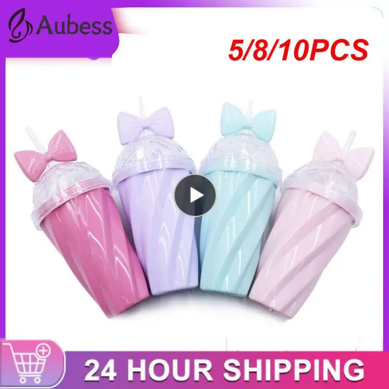 

5/8/10 шт., многоразовые чашки с крышкой