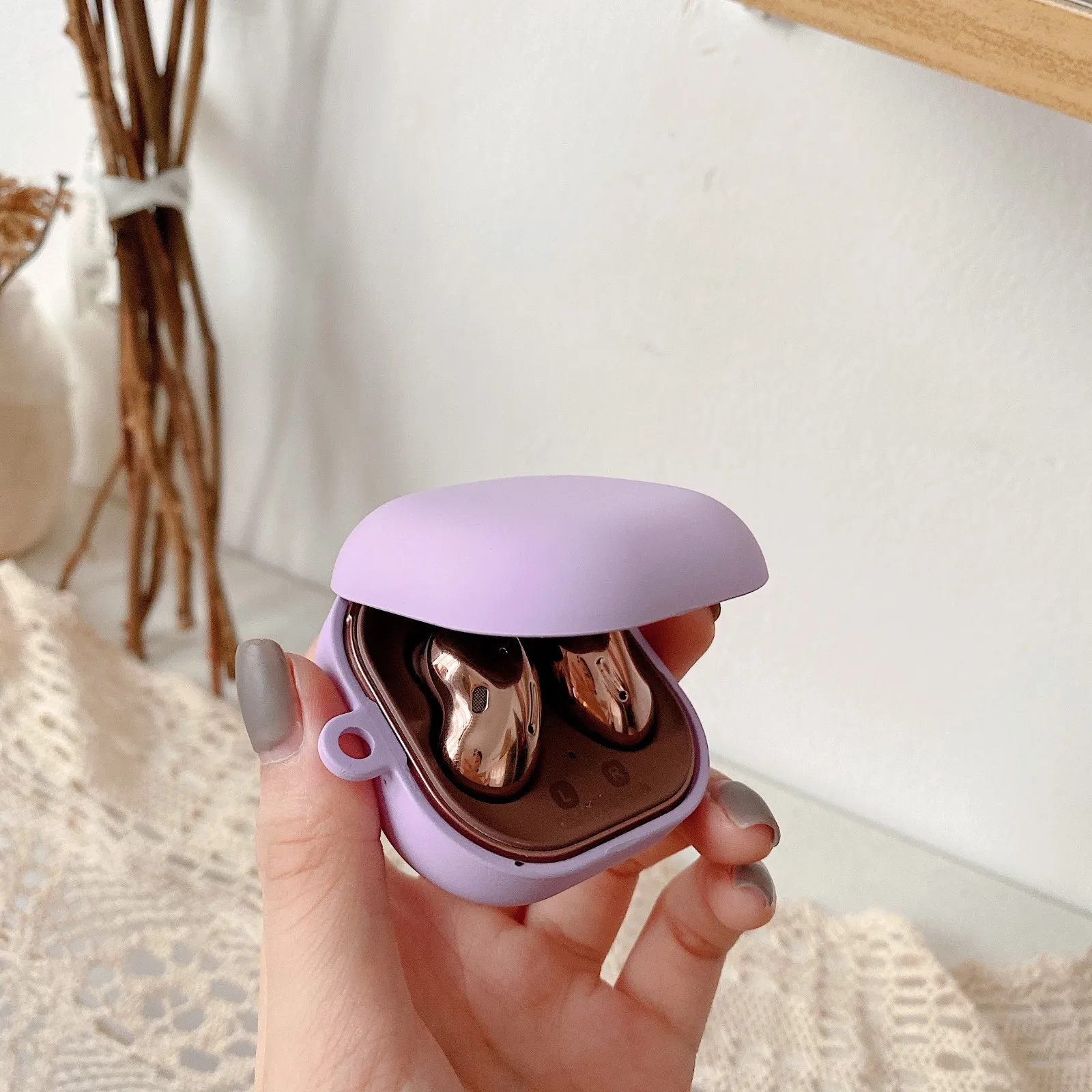 Чехол для Galaxy Buds Live 2 Pro FE художественный матовый чехол Samsung защитный жесткий