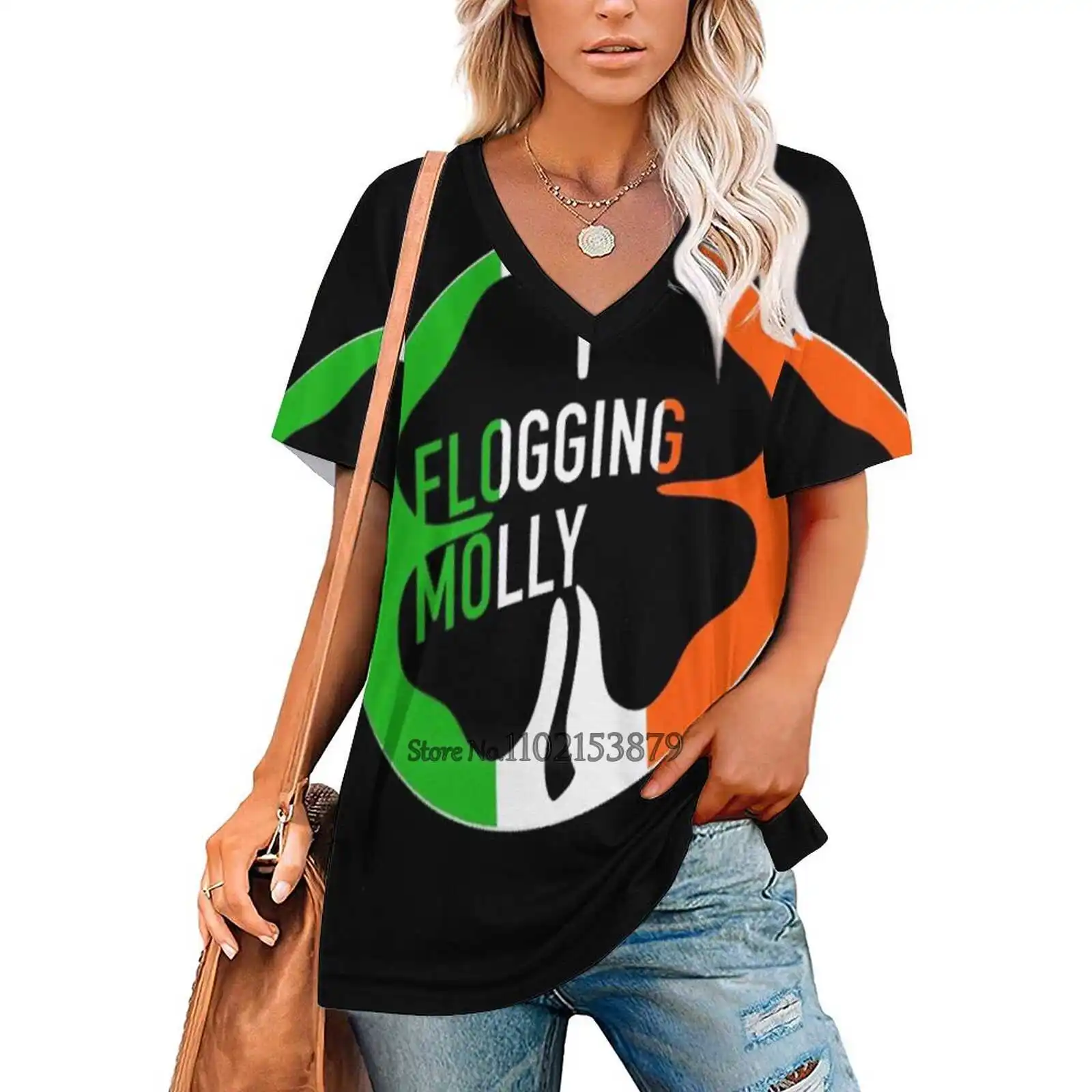 Flogging Molly Music Genres Punk ? Классические женские футболки в стиле фолк-панк 65 топы с