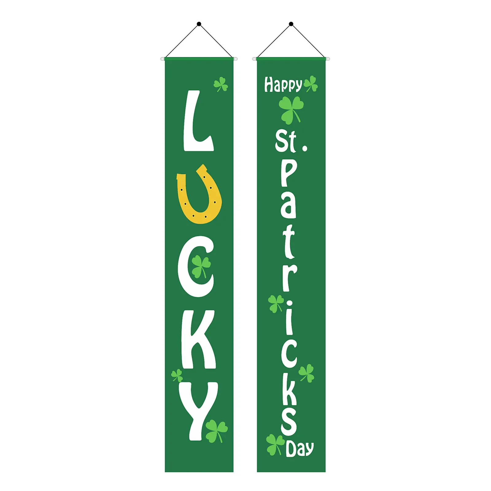 

Набор полюсов для дома, День Святого Патрика, ирландский праздничный знак для крыльца, домашняя дверная занавеска, баннер, украшение, желтый...