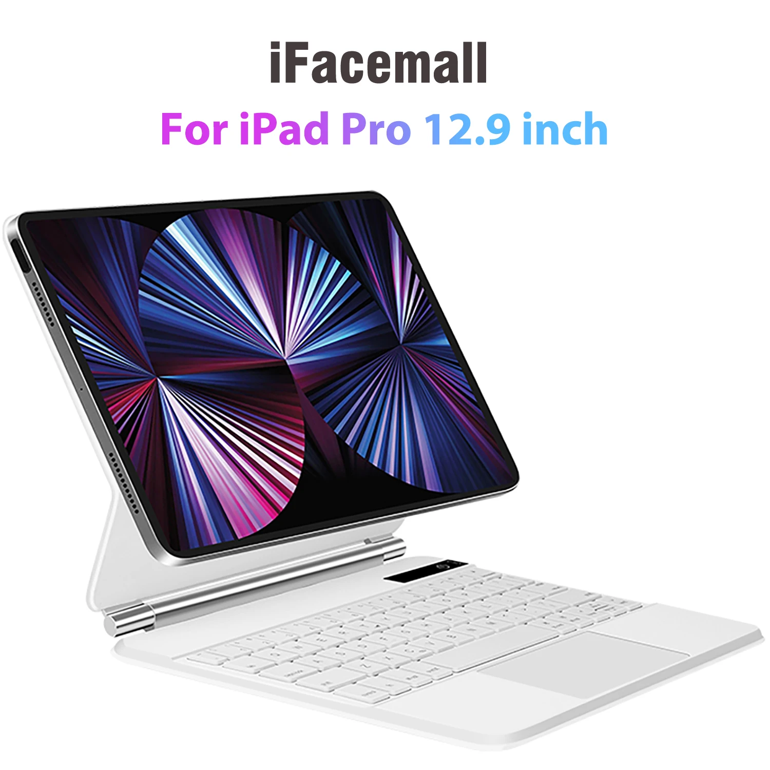 

iFacemall Backlight Magic Keyboard for iPad Pro 12 9 12.9 M2 2022 Keyboard folio