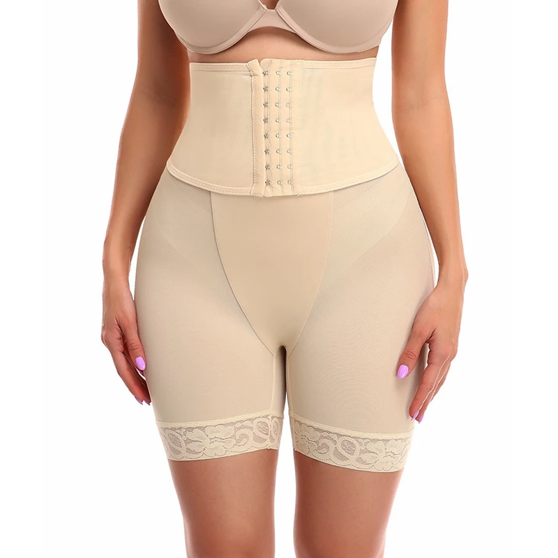 

Fajas Colombianas Reductoras Y Moldeadoras Sexy Butt Lifter Padded Underwear For Women Control Panties See-Through Mesh Shorts