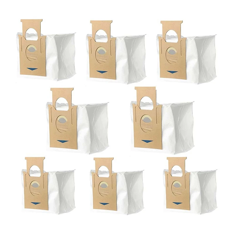 

8 Pcs Vacuum Bags Automatic Dirt Disposal Bags For Yeedi K781+, Ecovacs DEEBOT OZMO T8 AIVI T8 Max Dust Bags Accessories