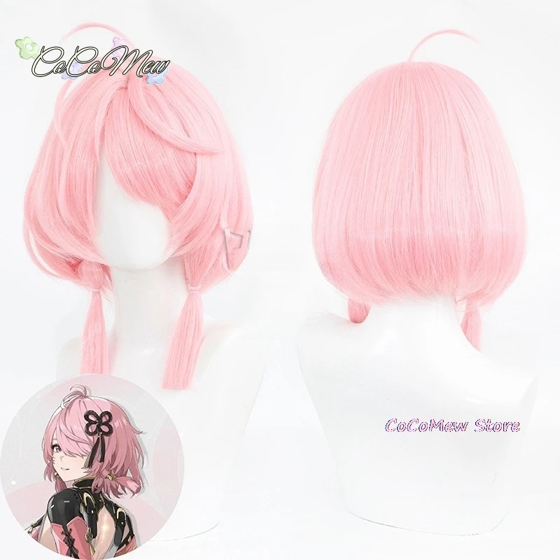 Волнистые женские костюмы Wuthering Taoqi розовый парик женский косплей аниме костюм