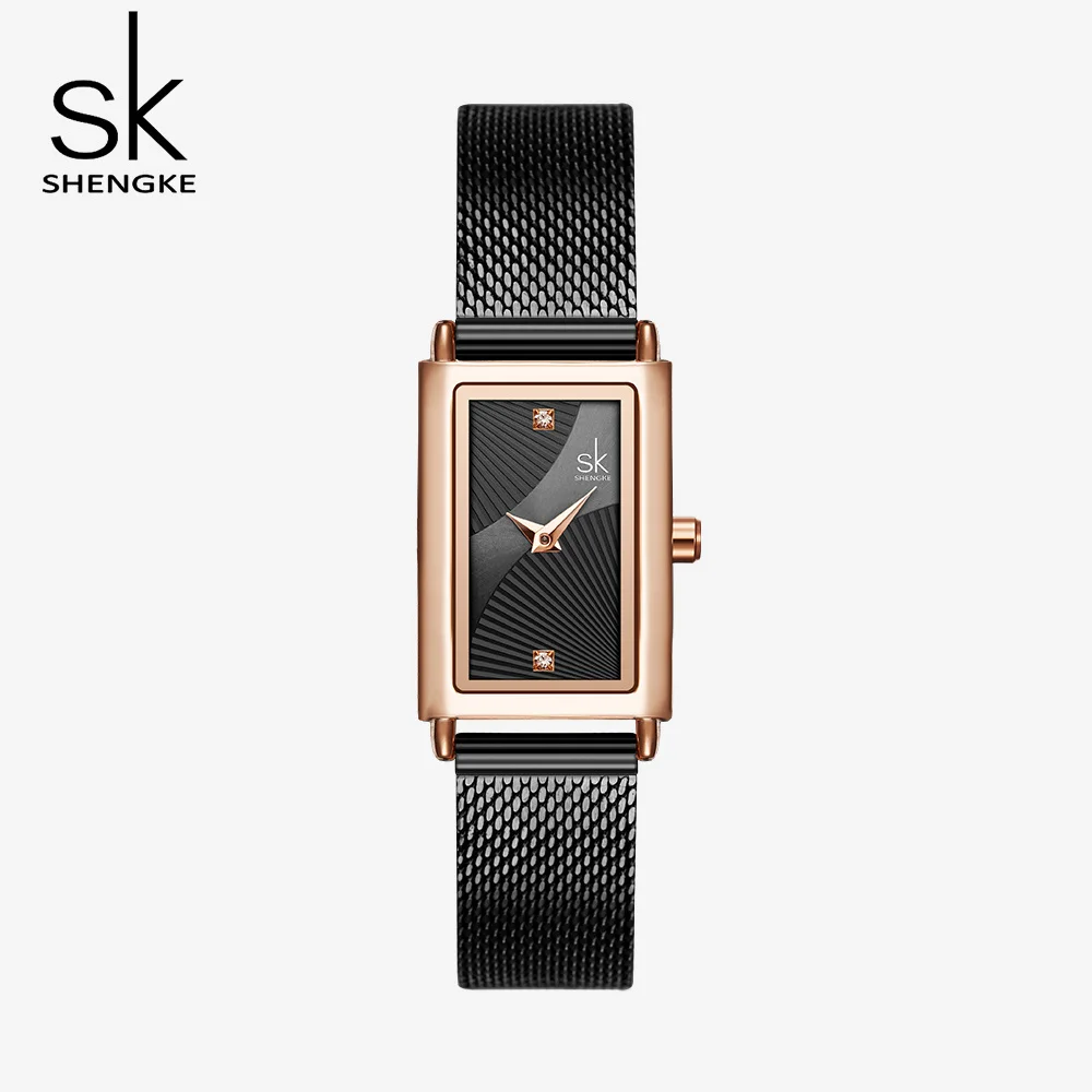 

Часы наручные K0119 женские кварцевые, модные дизайнерские Роскошные брендовые, прямоугольные, в стиле Geneva, роскошные подарки для женщин