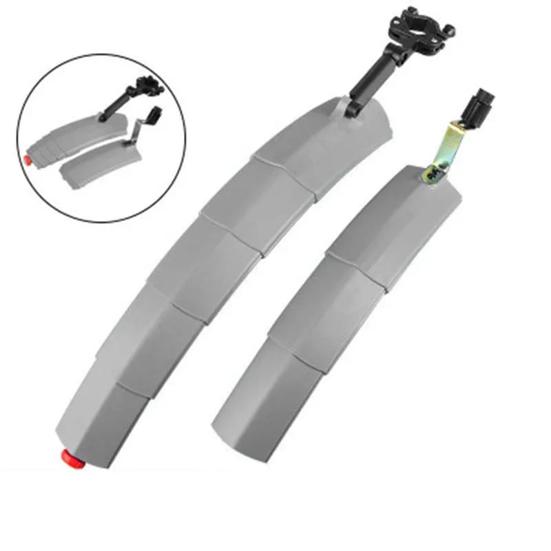 Telescopic Folding Bicycle Fender Set with Taillight MTB Mudguard Front Rear for Road Bike Mud Guard |