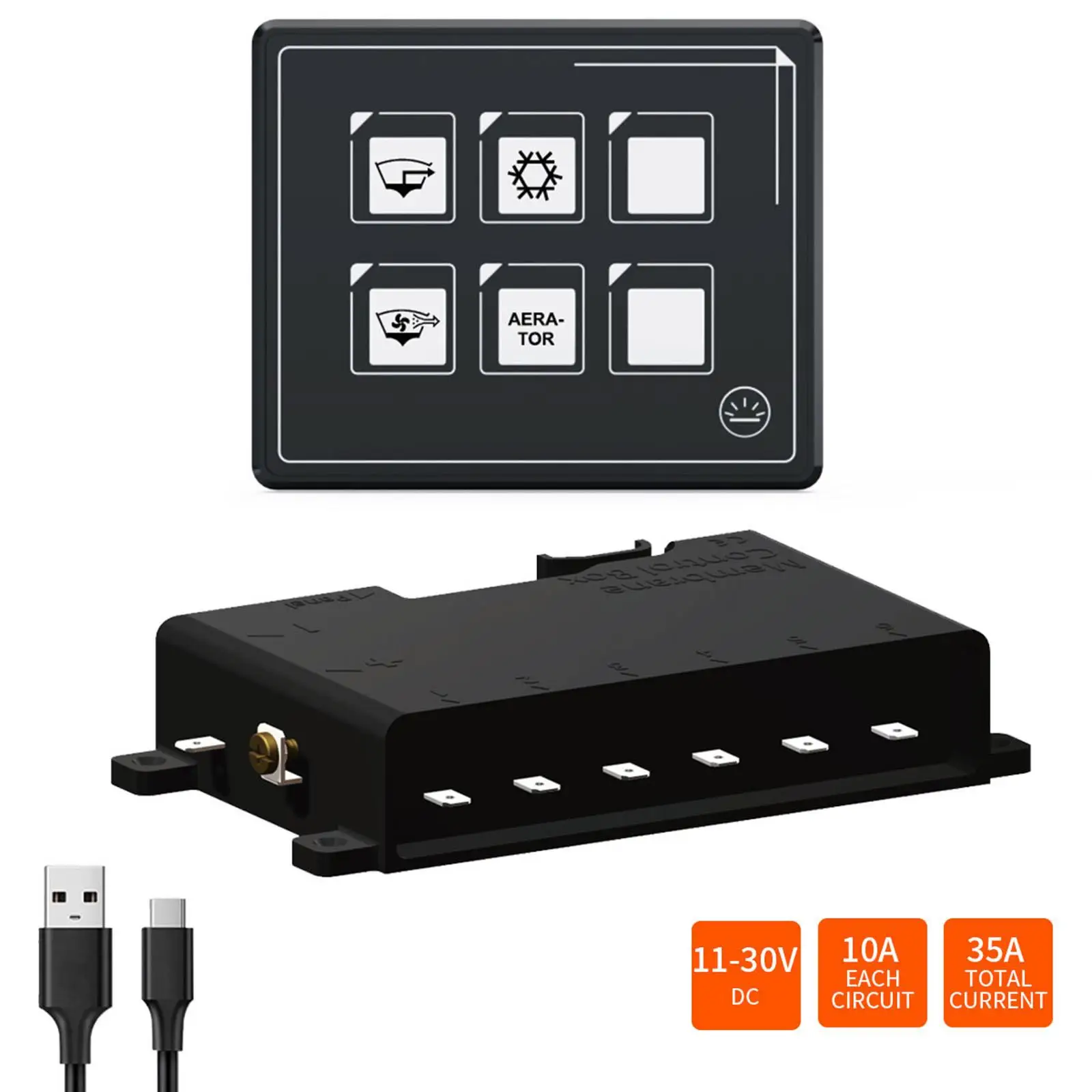 

Switch 6 IP66 Waterproof Fit for Yacht Tourist Car