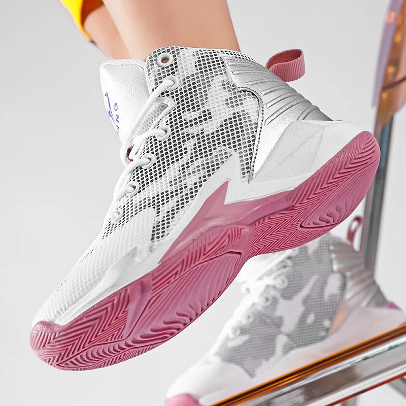 2022 New Kids Basketball Shoes Casual Kids Sneakers Leather Sport Fashion Boy All Seasons Children Sneakers for Boys Brand