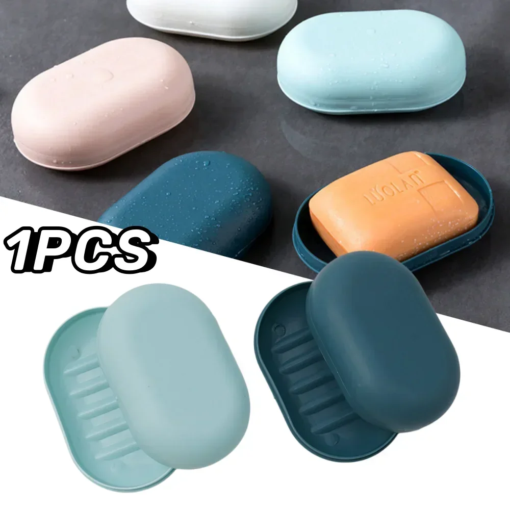 Мыльница с крышкой из полипропилена портативный герметичный держатель для мыла