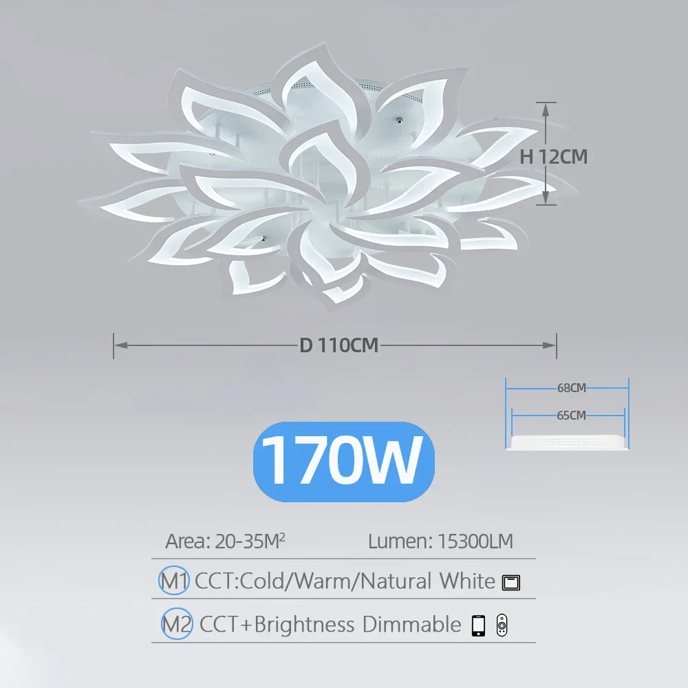 

Потолочный светодиодный светильник Ар-Деко белый