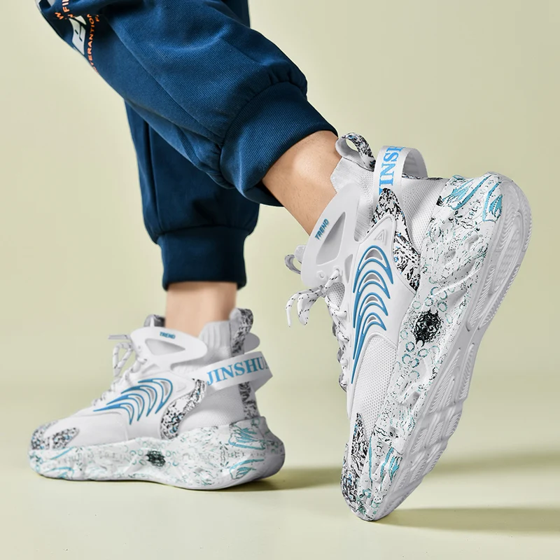 New Men's Running Shoes Lightweight Sports Shoes Summer Breathable Mesh Outdoor Sports Fashion Casual Shoes Basketball Shoes