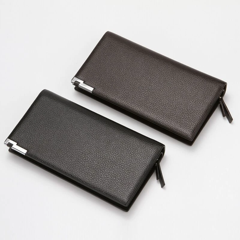 Mini Men's Multi-function Wallet Large Capacity Bag Business Cross-Border Long Style  Multi Card Position Zipper ClutchBag