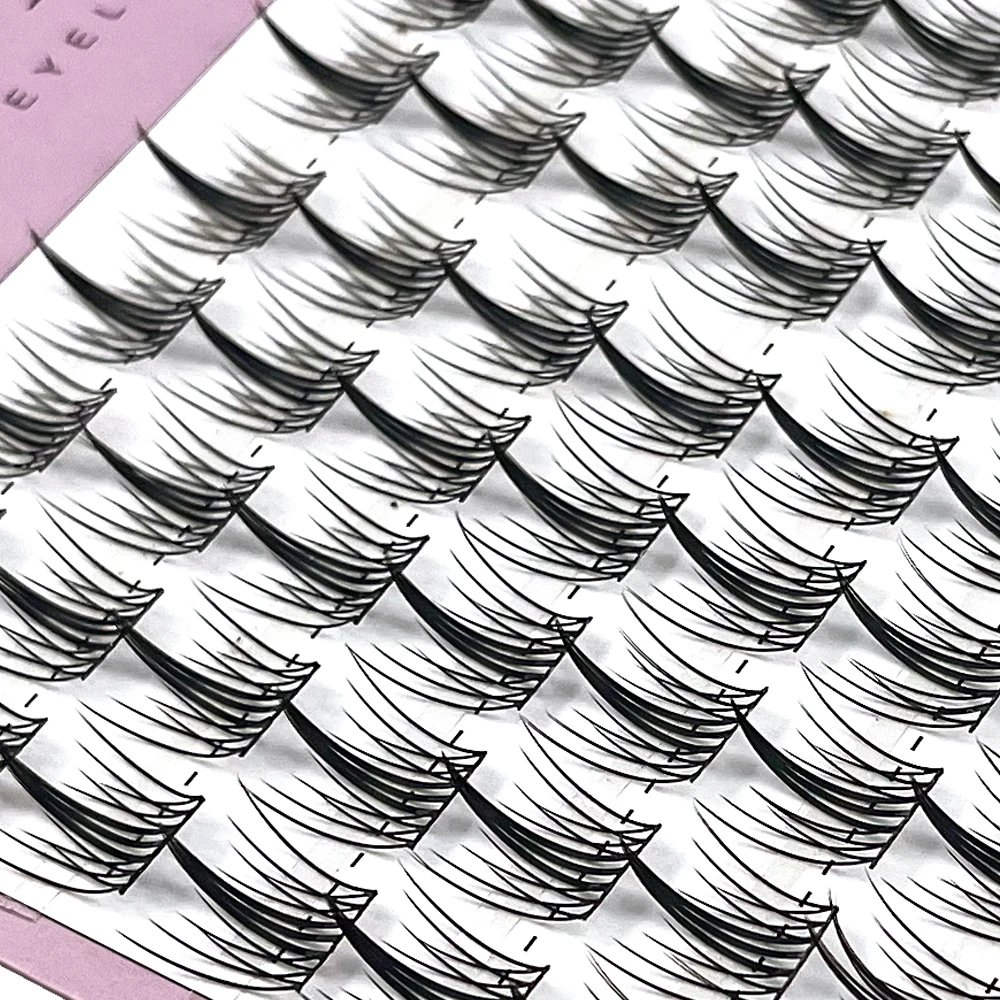 1 коробка/100-140 пучков индивидуальных ресниц кластер натуральных для наращивания