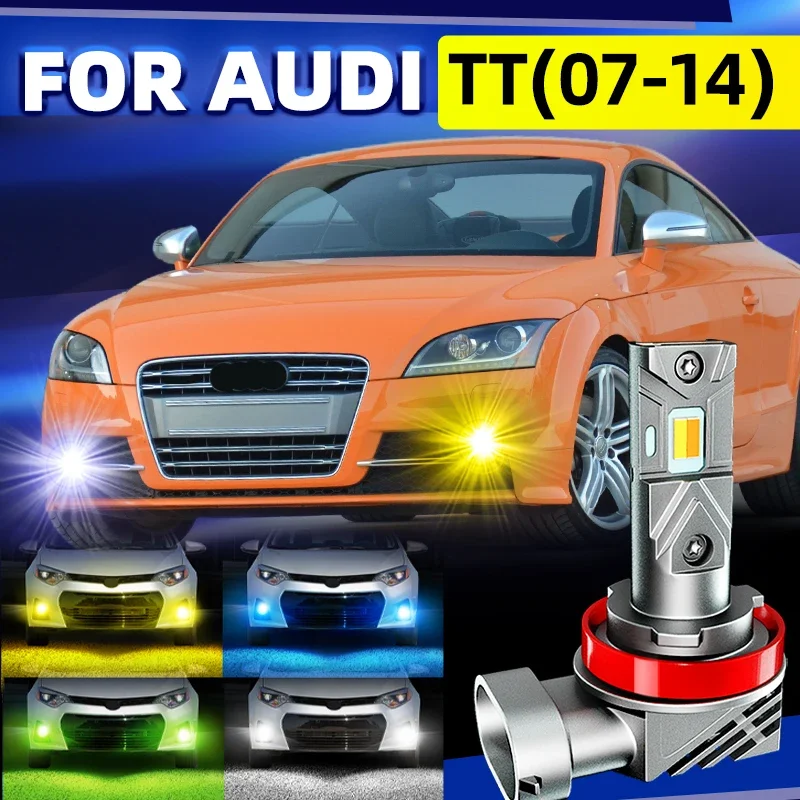 2x автомобильные светодиодные передние противотуманные фары двухцветные