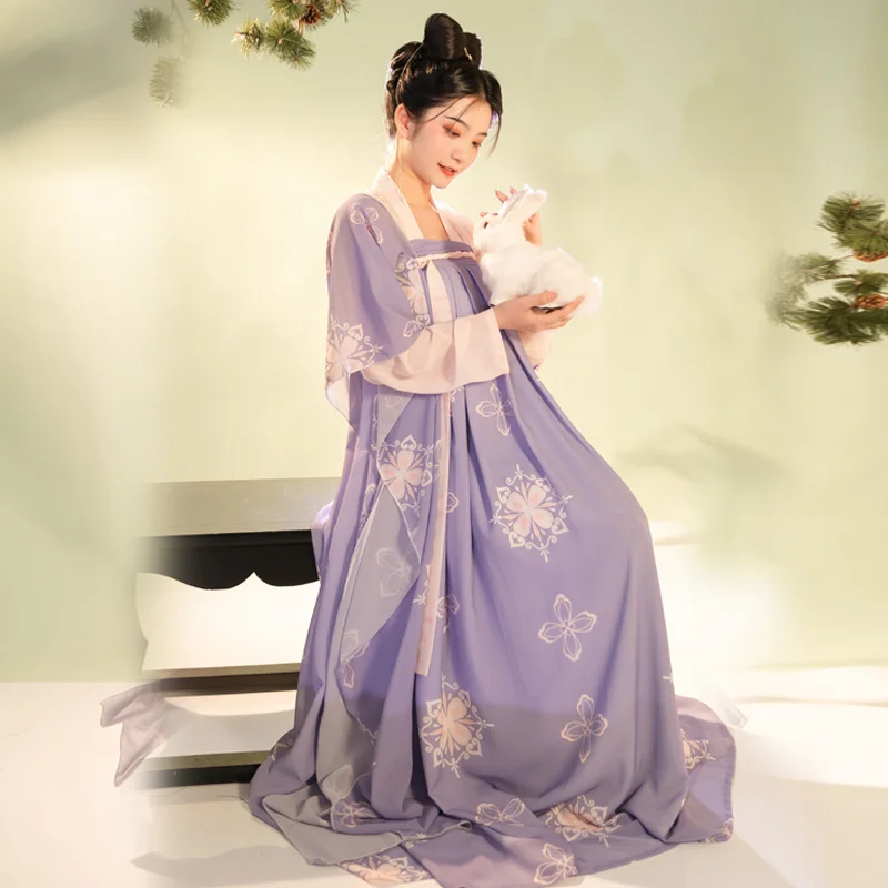 Женское традиционное китайское платье Hanfu костюм принцессы на Хэллоуин для
