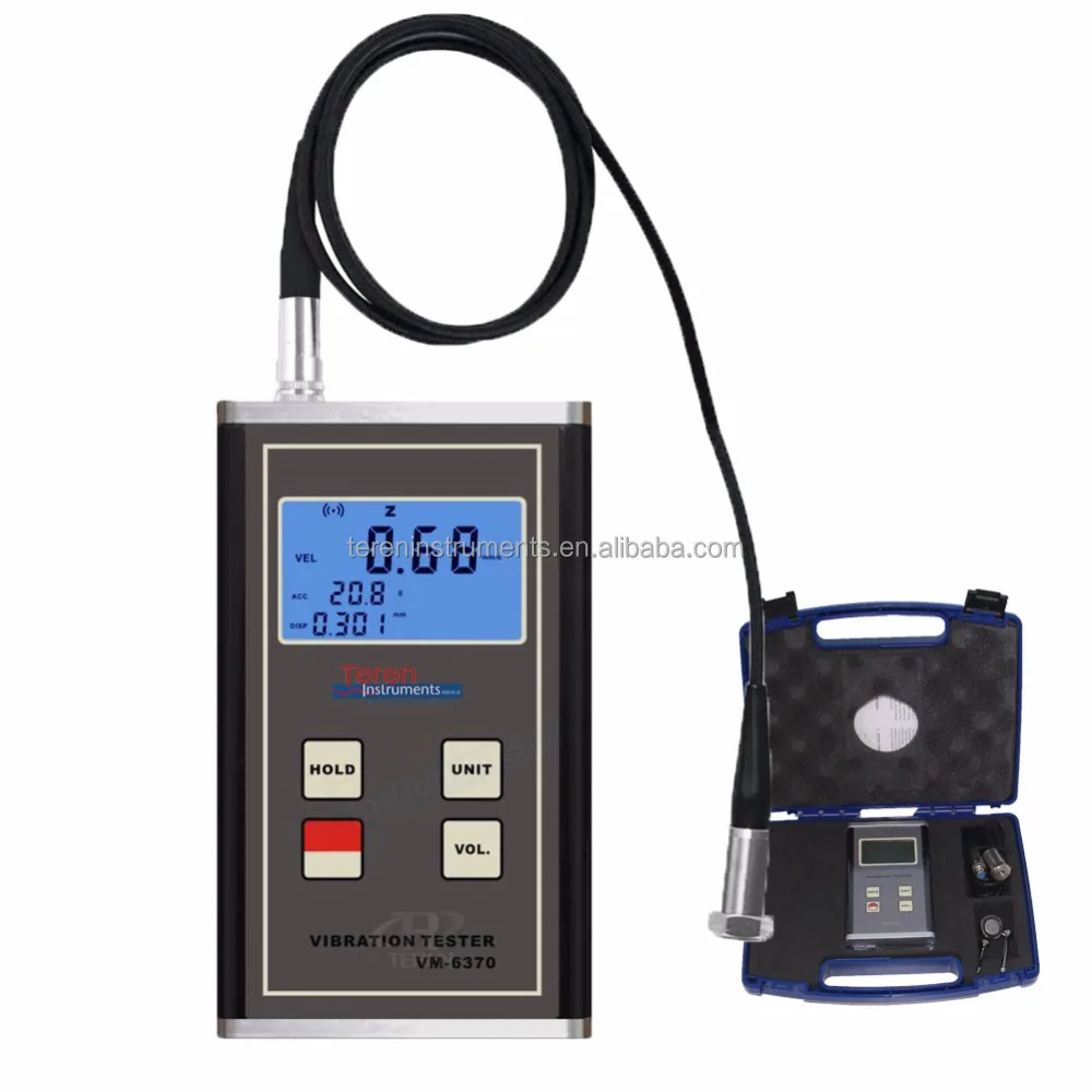 

Dalian Teren VM-6370 Vibration Meter Handheld Portable Vibration Gauge Tester