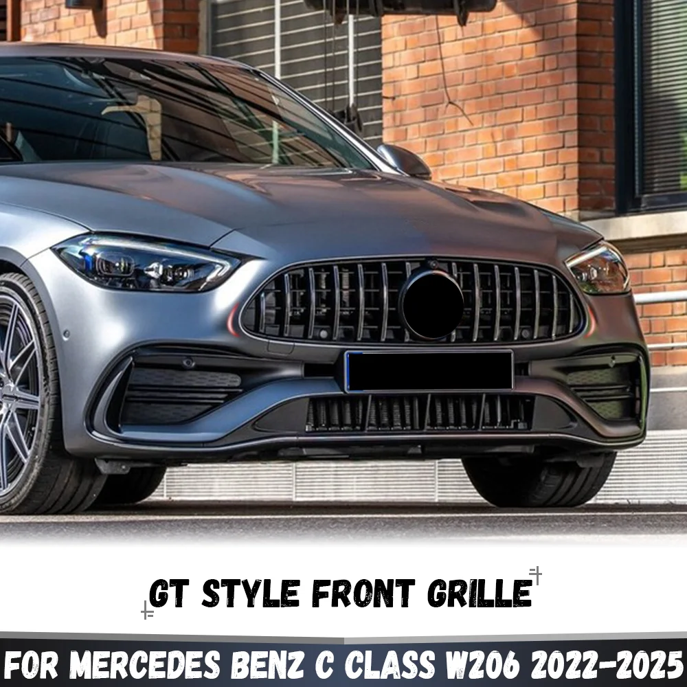 Фото Решетка радиатора ST-стиль для Mercedes-Benz C-Class W206 C200 C220 C300 2022-2025 №1