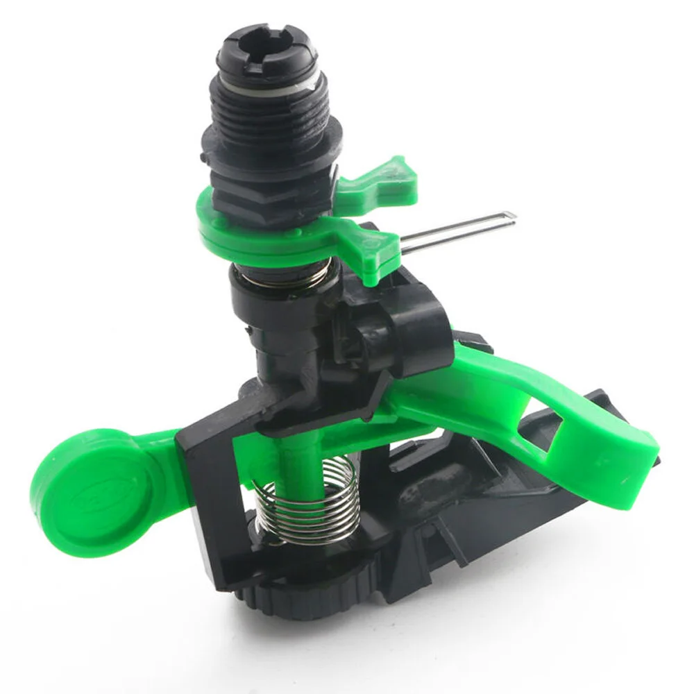 

5Pcs 1/2NPT ABS Impact Sprinklers Head Adjustable 0-360 Degree 34Ft-60Ft Spray Distance Impact Lawn Sprinklers Garden Tools