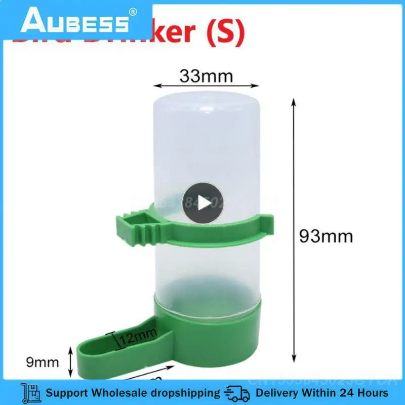 1~40PCS Bird Food Plate Automatic Versatile Bird Drinking Fo