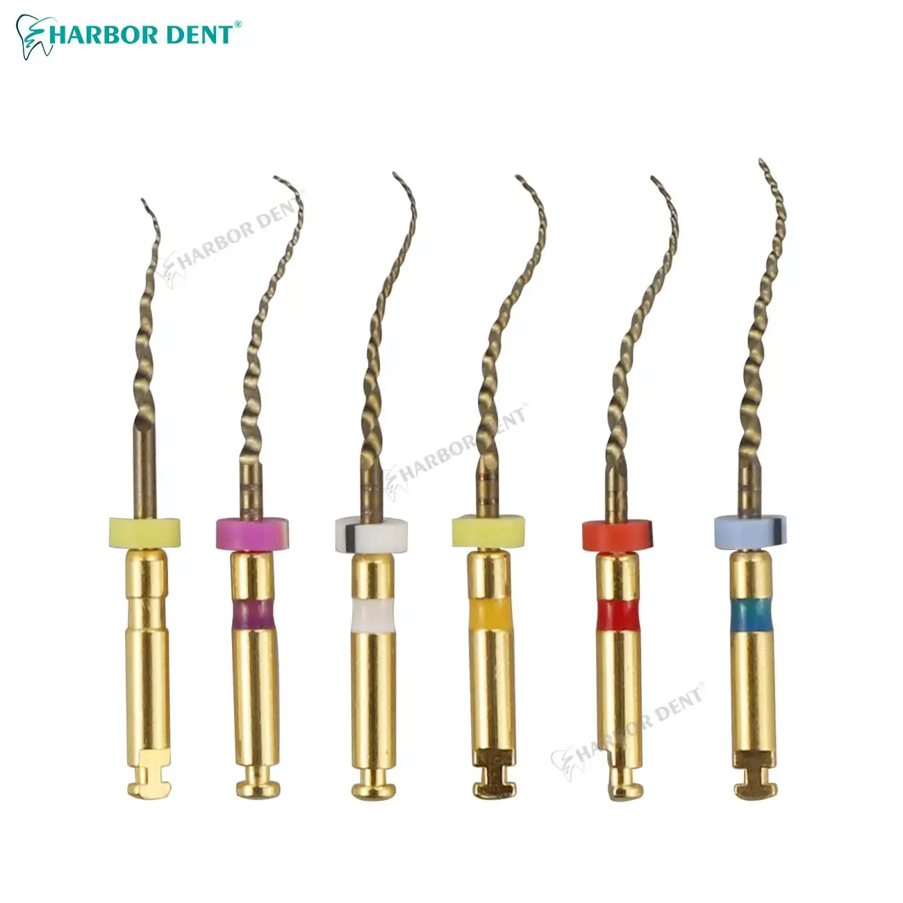 Стоматологические эндододонтические файлы золотой эндододонтический напильник