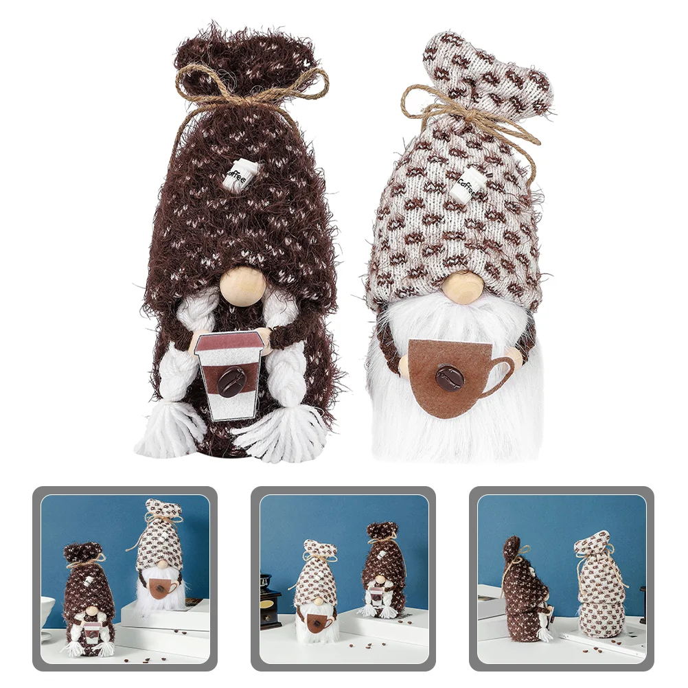 

2 шт., декоративные кофейные гномы