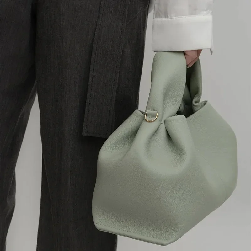 

Luxury Soft Pu Leather Shoulder Crossbody Bags for Women 2023 Lady Ruched Hobos Women Handbag Designer Women Bag Fashion Simply