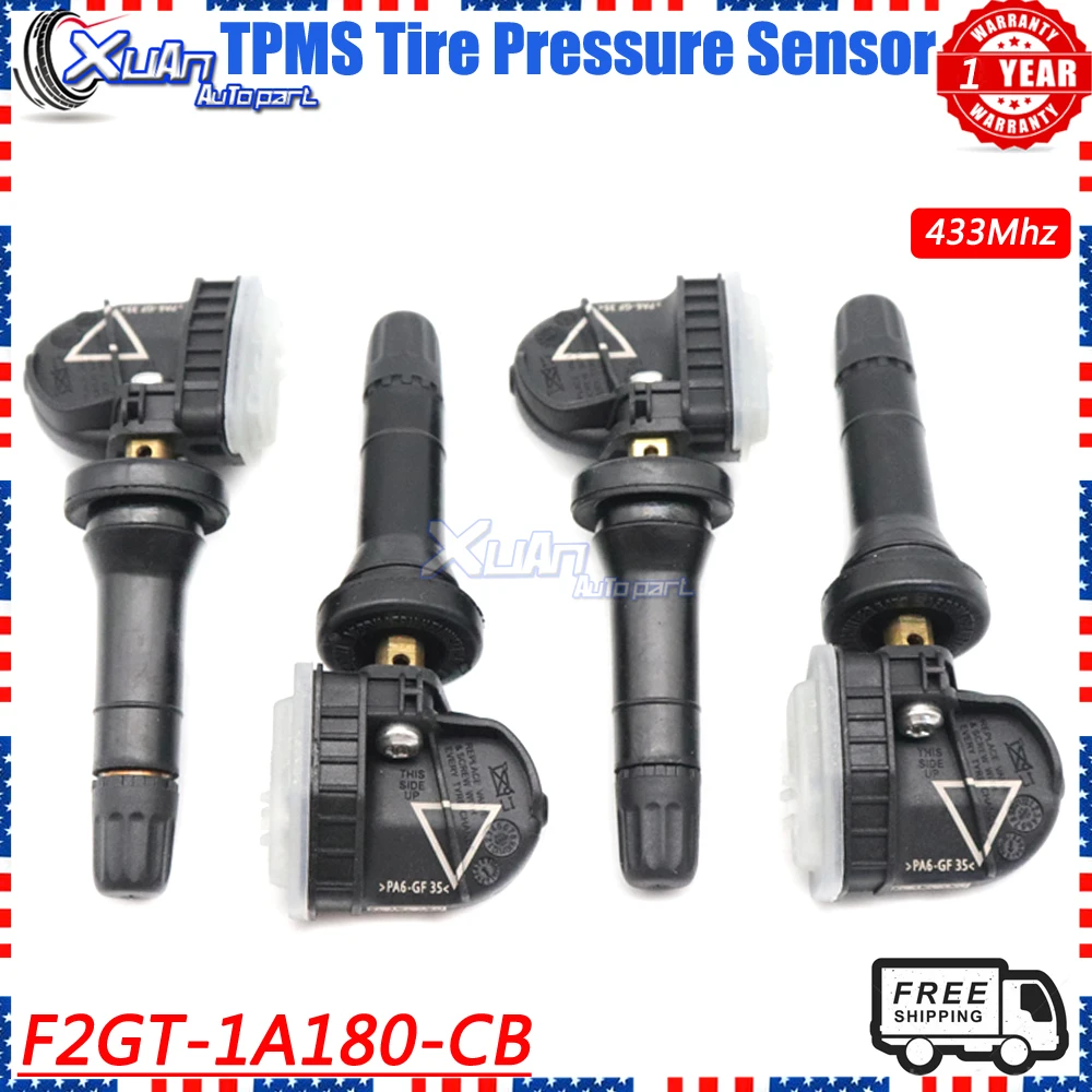 

4 шт. TPMS датчик давления в шинах XUAN, стробое расстояние для Ford Explorer, Mustang, Lincoln, MKX, стробое расстояние 433 МГц