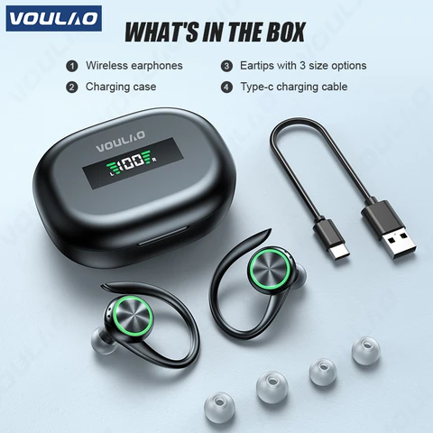 Беспроводные наушники-вкладыши с шумоподавлением, с микрофоном