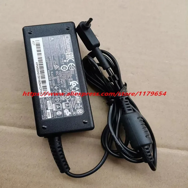 Фото Оригинальный адаптер питания Chicony A18-045N2A 19V 2.37A 45W 3.0*1.1AC для ноутбуков Acer Swift SF314-52 SF315-51 SF514-51 №1