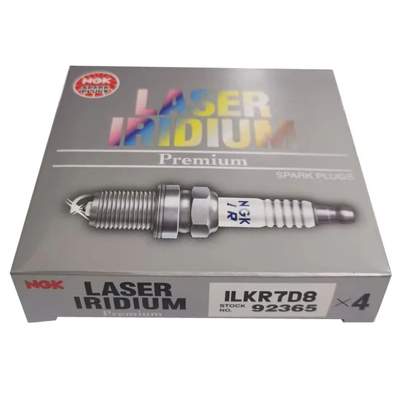 

4 шт. NGK иридиевая свеча зажигания ILKR7D8 92365 для BAOJUN 530 560 730 GEELY VISION EMGRAND MITSUBISHI OUTLANDER PAJERO SPORT HB20 KONA