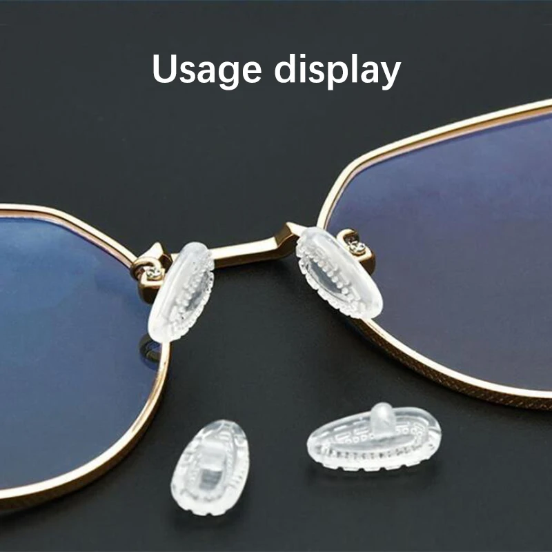 Силиконовые носоупоры для очков воздушный мешок со съемным мягким овальным