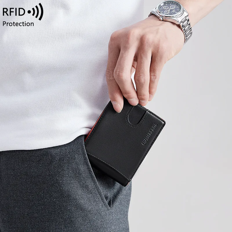 rfid mini wallet with money clip wallet card wallet for man men rfid blocking slim money clip walle rfid card wallet wallet pock