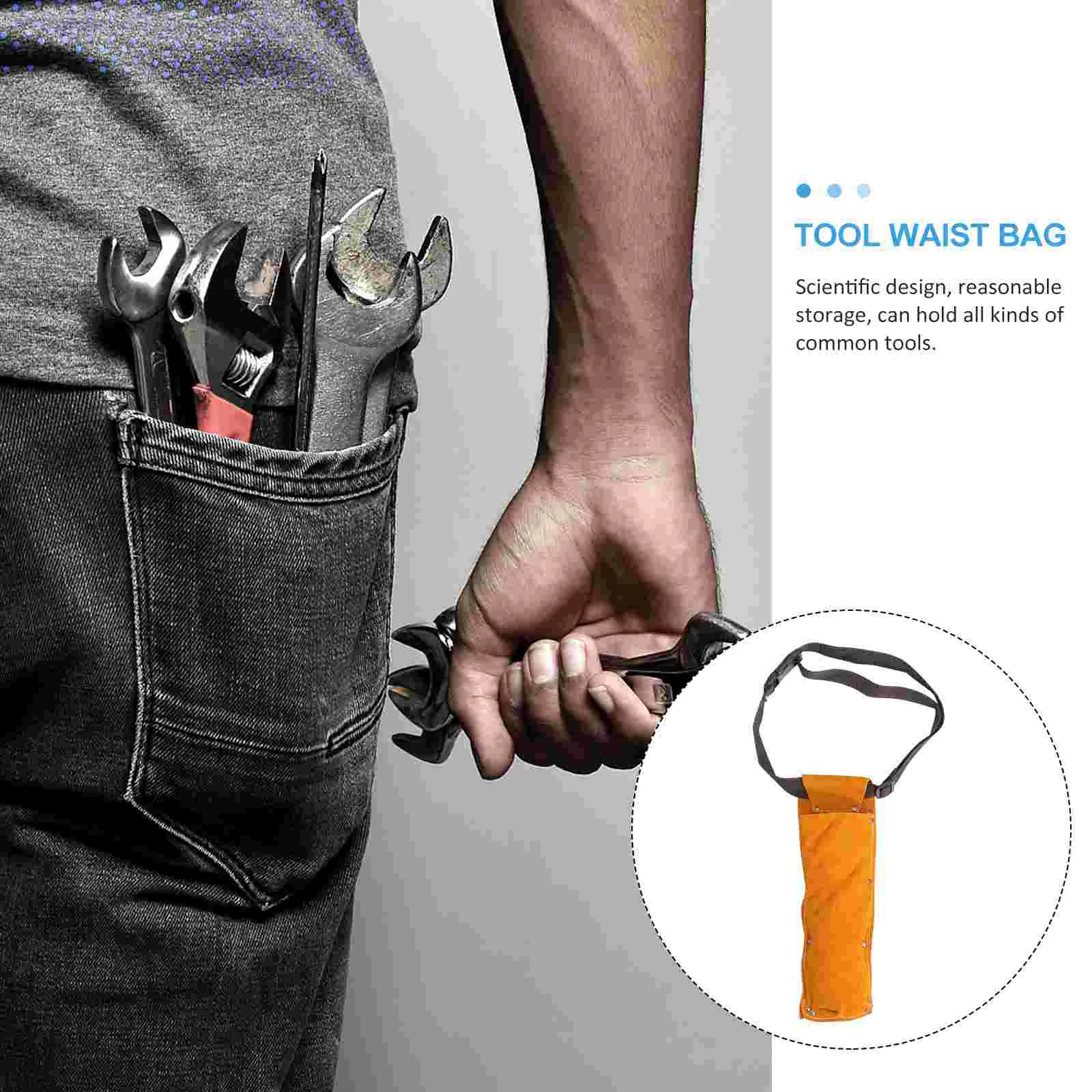 

Storage Rack Welding Rod Bag Electrode Holder Cowhide Container Tool Pouch