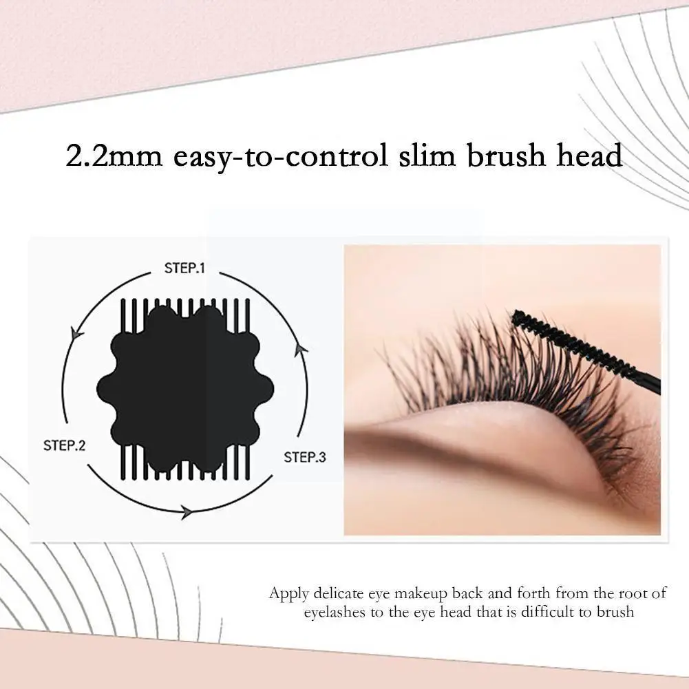 

1 шт. тушь для ресниц для завивки, ультратонкая маленькая тушь для ресниц, завивка, косметика, тушь для ресниц без размазывания, толстая, не вп...