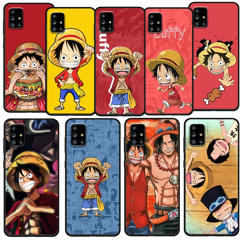

Anime Monkey D Luffy For Samsung Galaxy A72 A71 A52 A51 A73 A53 A32 A12 A21S Soft TPU Silicone Phone Case Cover Funda Coque Capa