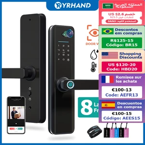 Imported YRHAND Tuya wifi​ Smart Castle fechadura waterproof eletronica biometria Digital Electronic finger