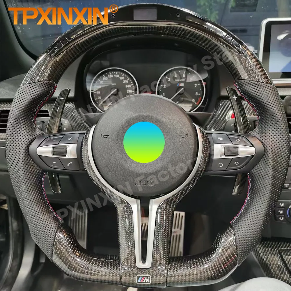 

Auto Steering Wheel Electronics Shift Paddle Assembly For BMW F01 F02 F03 F10 F11 F23 F30 F33 Carbon Fiber Interior Accessories