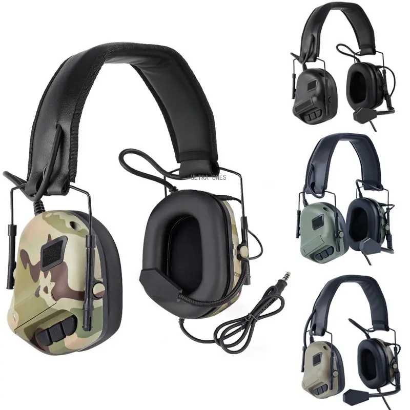 

Тактическая гарнитура для страйкбола, пейнтбола, стрельбы, тренировок, шумоподавления, Cs War Game, уличные спортивные наушники со звуком, наушники