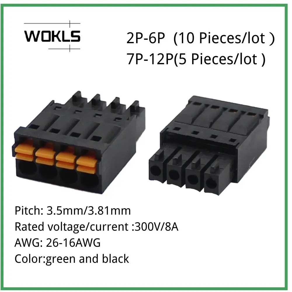 

Пружинные клеммные блоки 15EDGKN 3,5/3,81 мм